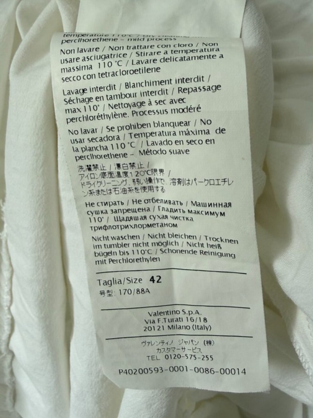 Red VALENTINO Crisp White Flared Drop-Waist Ruffle Sundress - Picture 5 of 6
